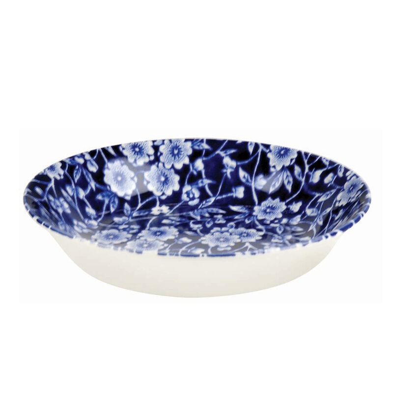 Burleigh Blue Calico Butter Pat Dish 12Cm image number 0